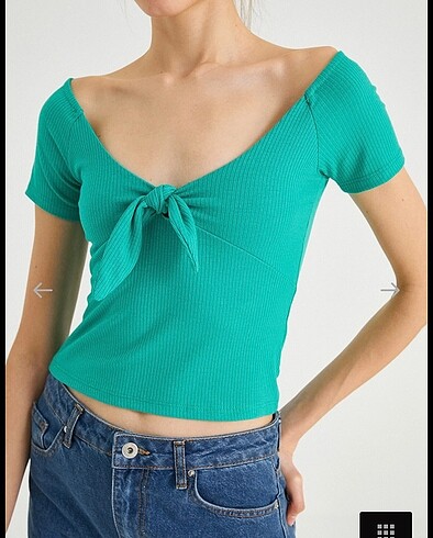 Retro crop bluz