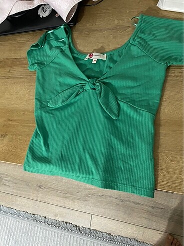 Koton Retro crop bluz