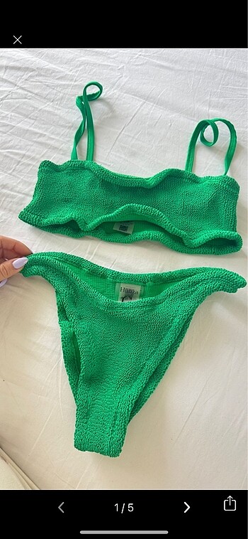 Hunza G yeşil bikini takımı TEK BEDEN XS, S,M,L