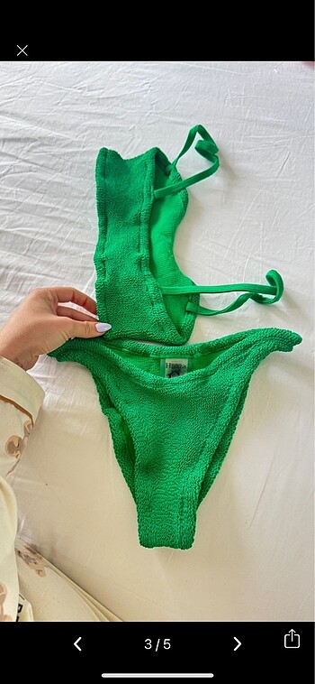 s Beden Hunza G yeşil bikini takımı TEK BEDEN XS, S,M,L