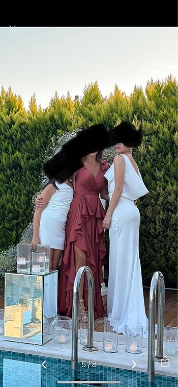 xs Beden beyaz Renk VAKKO WEDDING Nişan elbisem ama sade bir gelinlik olarakta kulla