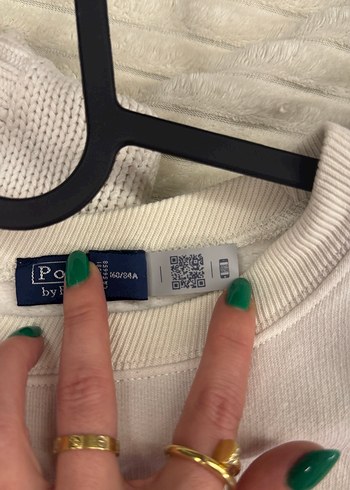 Beyaz Baskılı Erkek Kiz Sweatshirt - Görsel 2