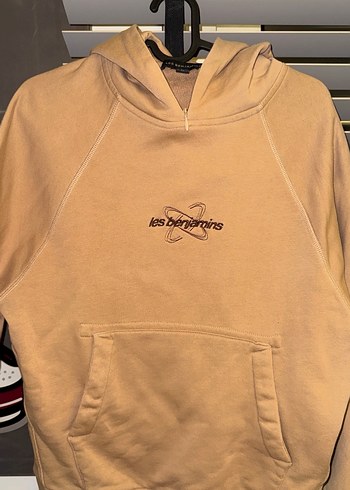 Bej Kadın Kapüşonlu Sweatshirt - Görsel 8