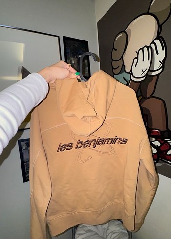 Bej Kadın Kapüşonlu Sweatshirt - Görsel 9