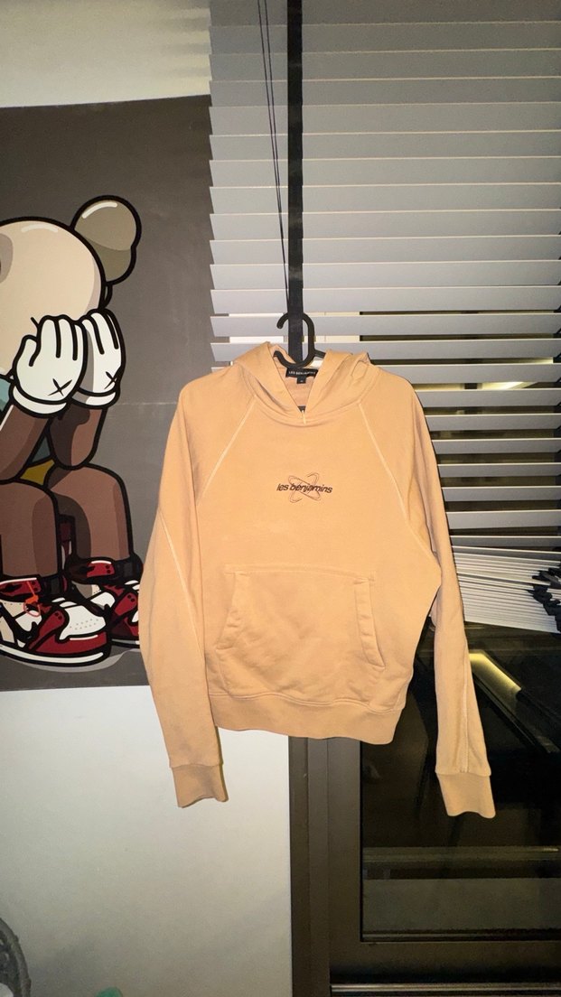 Bej Kadın Kapüşonlu Sweatshirt - Görsel 5