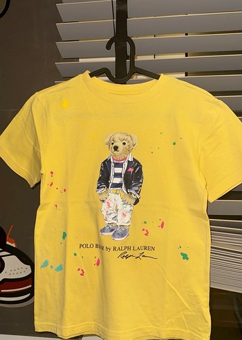 Erkek Çocuk Sarı Baskılı Kısa Kollu Tişört - Görsel 5