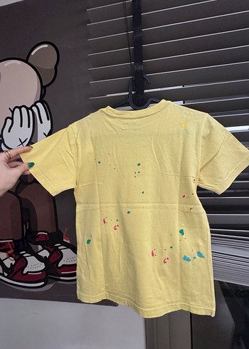 Erkek Çocuk Sarı Baskılı Kısa Kollu Tişört - Görsel 3