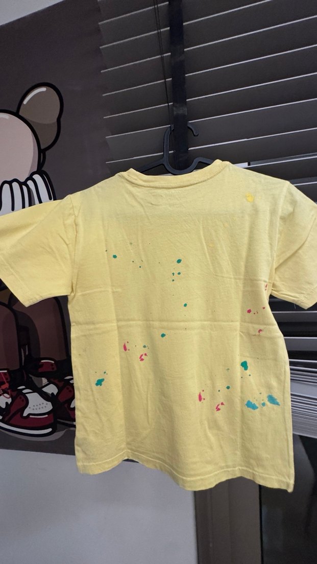 Erkek Çocuk Sarı Baskılı Kısa Kollu Tişört - Görsel 2