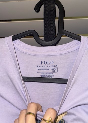 Kız Çocuk Baskılı Mor Tişört - Görsel 3