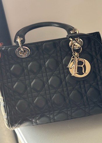 Klasik Siyah Deri Kadın Çanta dior muadili - Görsel 2