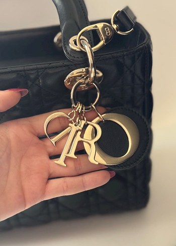 Klasik Siyah Deri Kadın Çanta dior muadili - Görsel 5