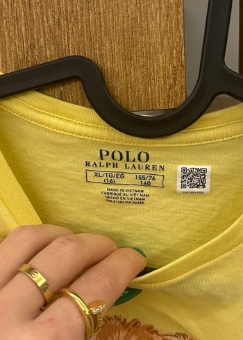 Kız Çocuk Sarı Baskılı Kısa Kollu Tişört - Görsel 3