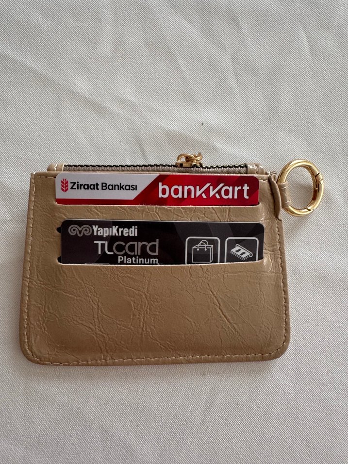 Deri Bohem Tarzı Fermuarlı Kadın Cüzdanı - Görsel 2