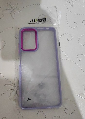 Şeffaf Mor Pastel Telefon Kılıfı