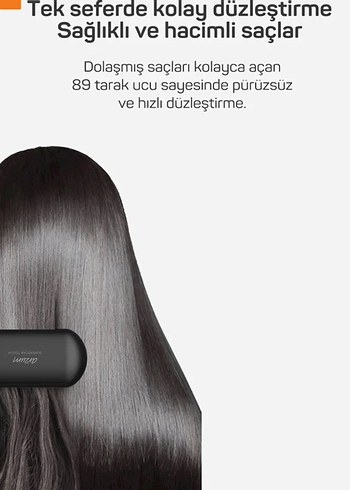 Arzum Siyah Saç Düzleştirici Fırça - Görsel 4