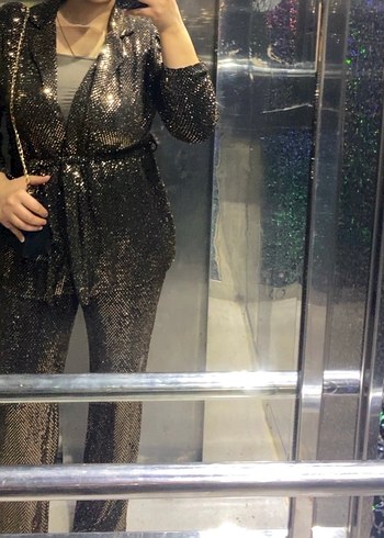 Zara Payetli takım elbise - Görsel 5