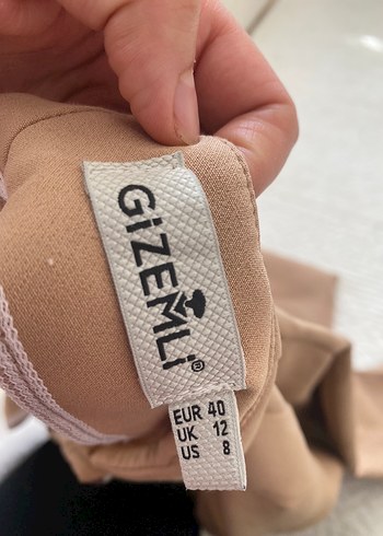 Bej Midi Kumaş Kadın Pantolon - Görsel 4