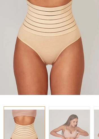 Bej Parlak Düz Hemşire Korsesi Midi Boy - Görsel 2