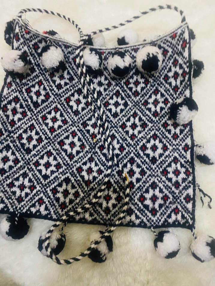 Nakışlı Püsküllü Bohem Kadın Çantası - Görsel 3