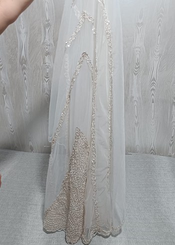 Modern Klasik Beyaz Prenses  duvak 1.5 metre - Görsel 6