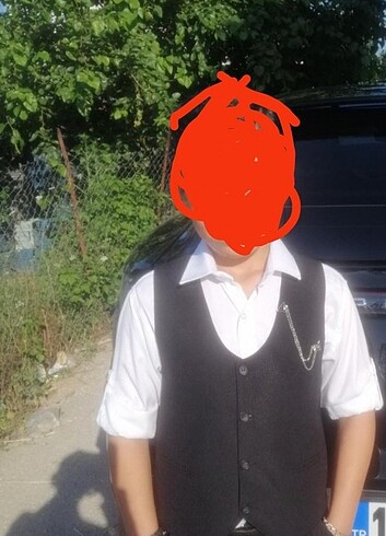 12-13 Yaş Beden siyah Renk Çocuk damatlık