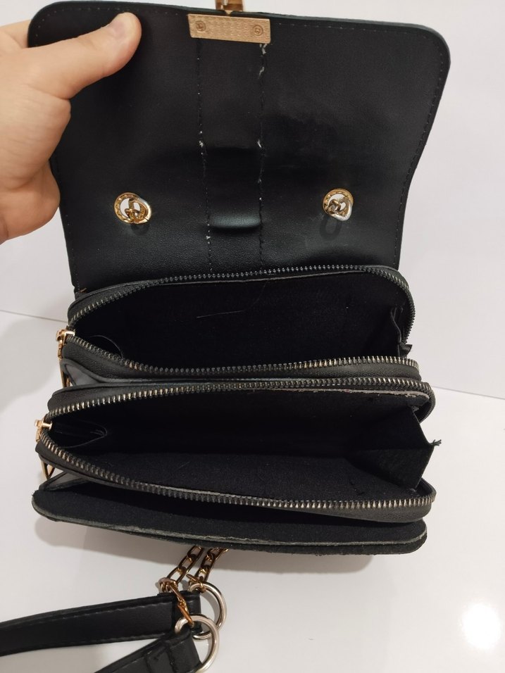 Kahverengi Deri Kadın Çanta - Görsel 3