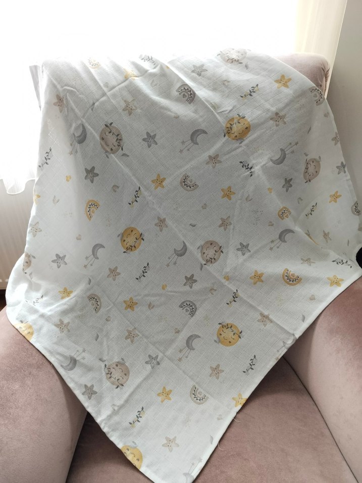 Beyaz Bebek Hastane Kıyafeti Uzun Kollu - Görsel 4