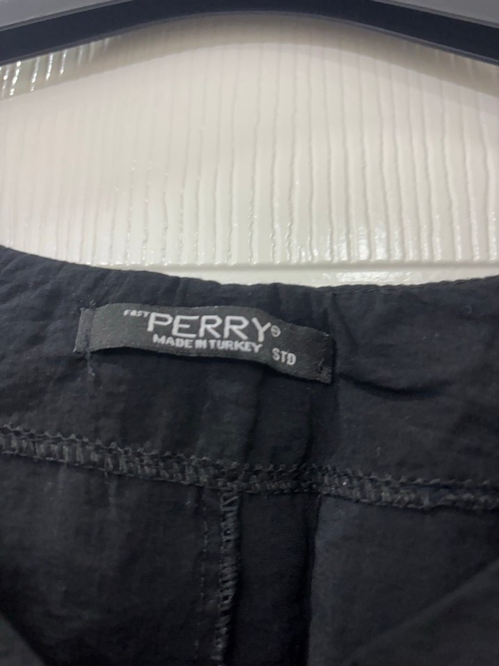 Siyah Kadın Keten Salaş Bluz - Görsel 2