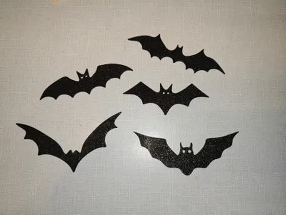 Siyah Yarasa Duvar Dekoru Halloween duvar süsü - Görsel 4