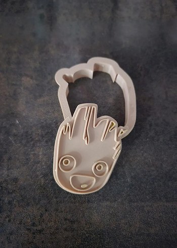 Renkli Animasyon Figürleri KURABİYE KALIBI VE Kesici Seti GROOT - Görsel 3