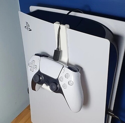 PS5 Kol ve Şarj Kablosu Tutucu
