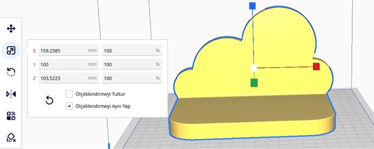 Bulut Asimetrik Raf - Dekoratif Raf - Görsel 9