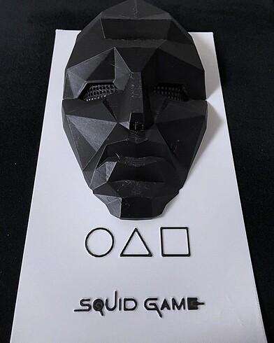 Diğer Squid Game ÖN ADAM MASKESİ dekoru