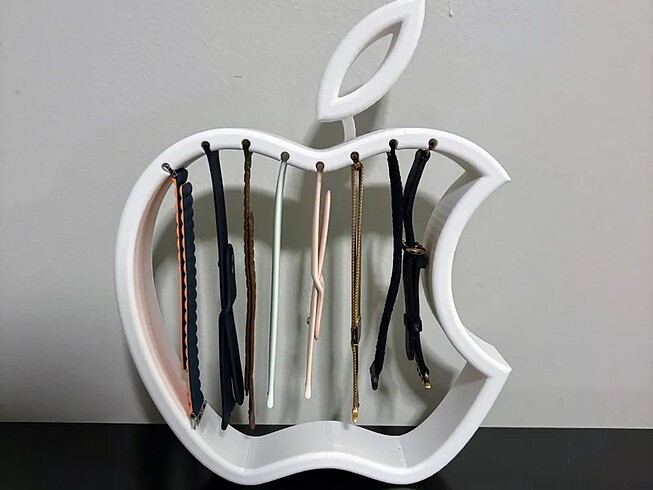 Apple Logosu - Saat Kordon Standı - Askı - Görsel 2