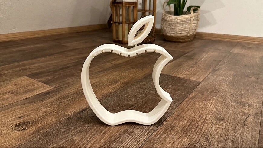 Apple Logosu - Saat Kordon Standı - Askı - Görsel 4