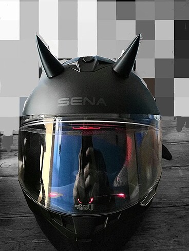 Motosiklet KASK Şeytan Boynuzları Süs V1 - Görsel 2