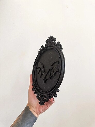 Diğer GOTİK OVAL YARASA ÇERÇEVELİ DUVAR SÜSÜ