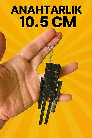Minecraft Enderman Anahtarlık 10.5 cm 1 adet
