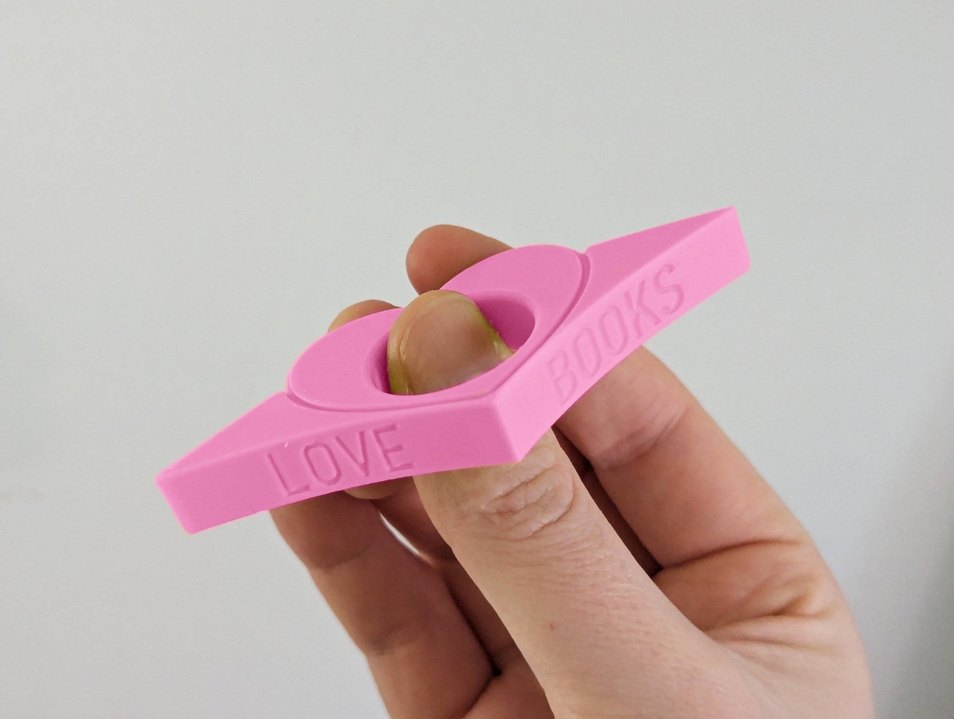 Kalp Kitap Ayracı Klipsi kitap sayfa tutucu - Görsel 5