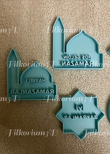 Ramazan Temalı Kek Kalıpları - Görsel 3