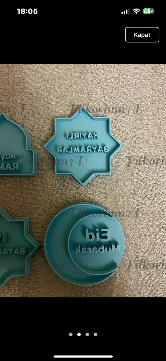 Ramazan Temalı Kek Kalıpları - Görsel 2