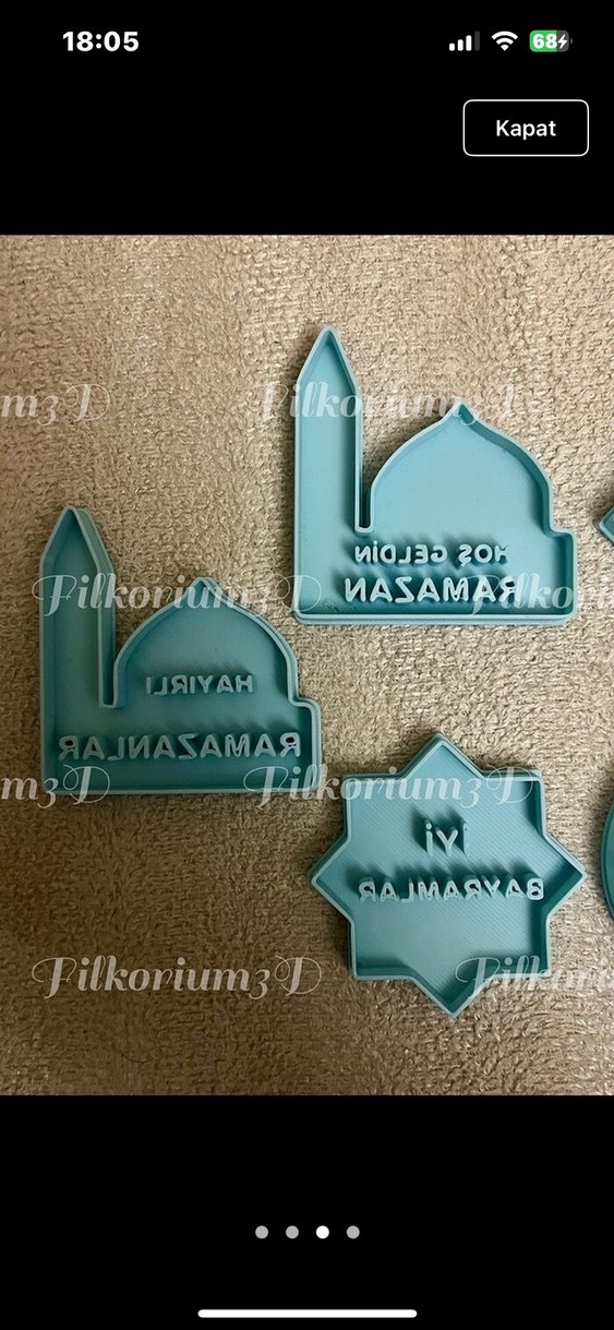 Ramazan Temalı Kek Kalıpları - Görsel 3