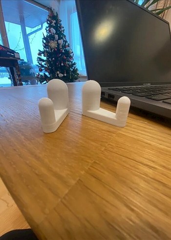 Beyaz Dizüstü Bilgisayar Standı - Görsel 2