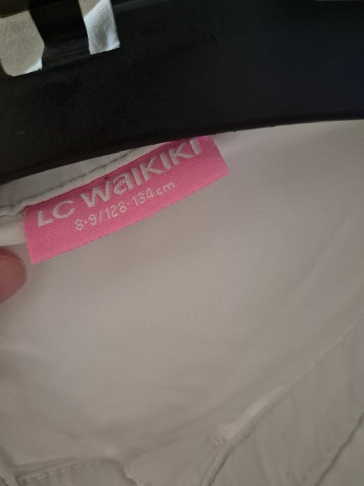 Beyaz Düğmeli Uzun Kollu çöçuk Gömlek - Görsel 2