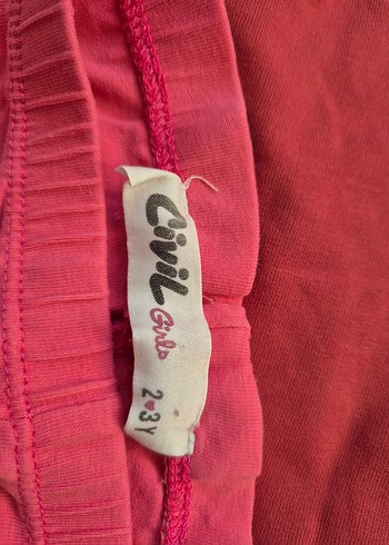 Renkli Kız Çocuk Tayt Seti, Elastik Bel - Görsel 2