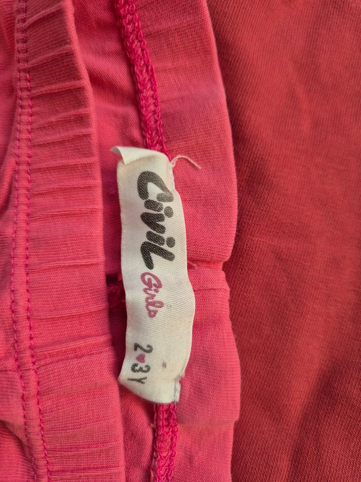 Renkli Kız Çocuk Tayt Seti, Elastik Bel - Görsel 2