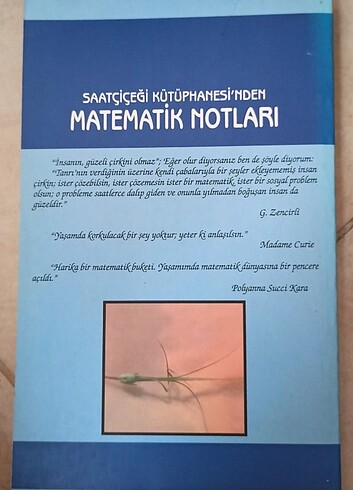 Saatçiçeği Kütüphanesi'nden Matematik Notları- Cilt 2 - Görsel 2