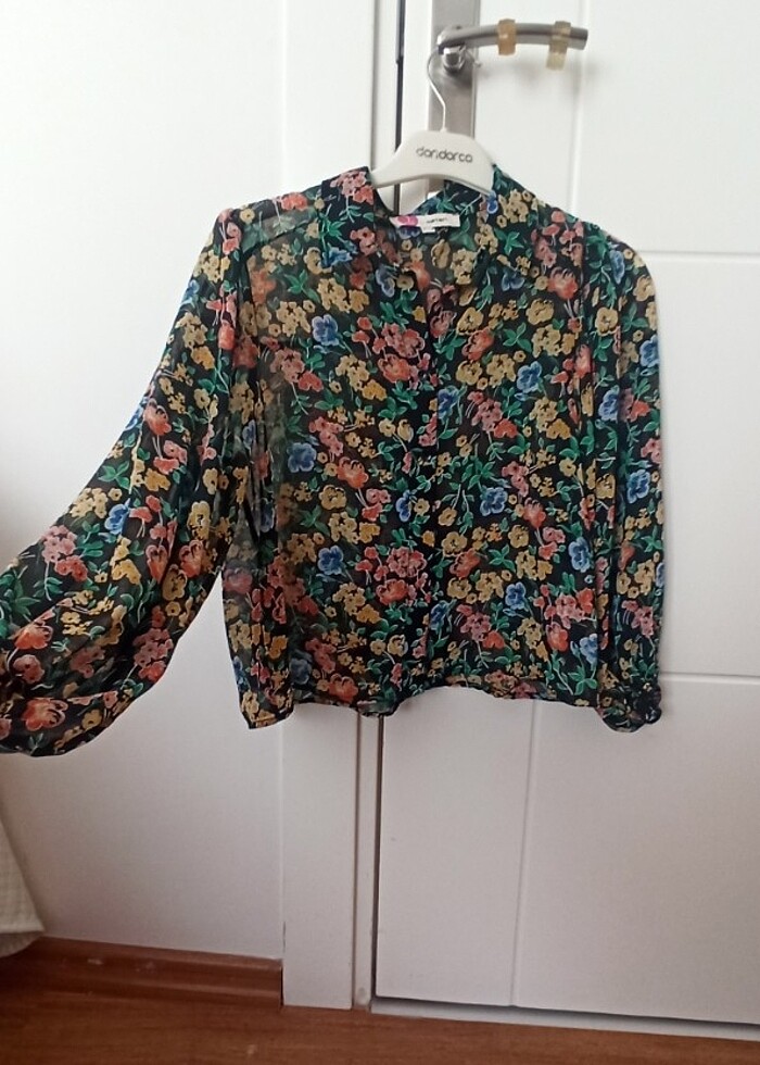 Koton Crop Gömlek - Görsel 2