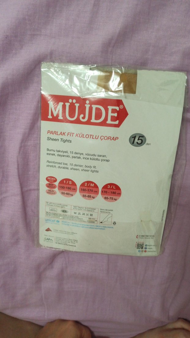 Müjde Parlak Fit Külotlu Çorap Siyah 15 Den - Görsel 3