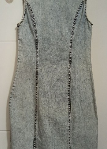 Kot Midi Elbise Fermuarlı - Görsel 4